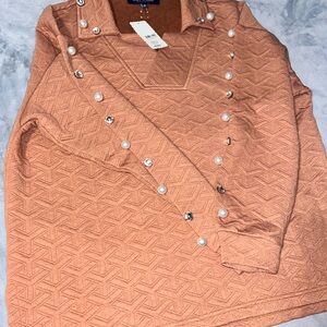 Simply Southern Sweater with Pearl Accents